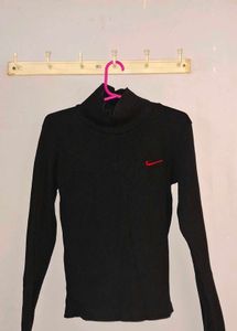Nike Black Turtleneck Top