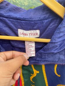 80s laura tyler Colorblock Track Jacket