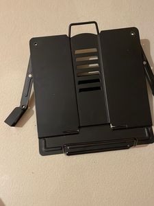 Adjustable Black Metal Book Stand