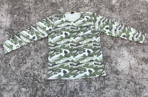 Camouflage Long Sleeve Top