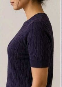 Stylish Cable Knit Top