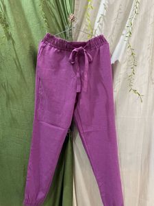 Women's Purple Jogger Pants