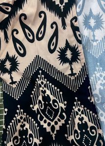 Printed Ikat Shrug for Women