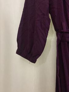A Line Purple Dress