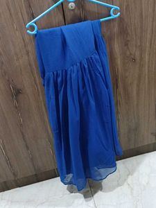 Blue party wear suit