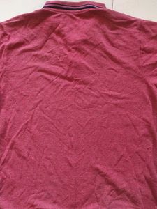 Pepe Jeans Maroon Polo T-Shirt