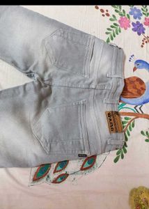 Light Grey Slim Fit Trousers