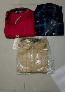 3 Men's Casual Shirts