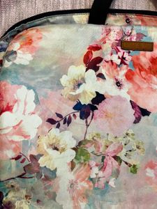 Floral Laptop Bag with Strap