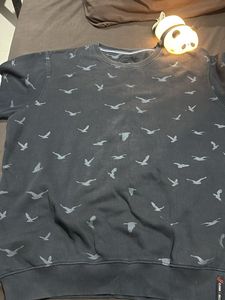 Men's Bird Print Sweatshirt