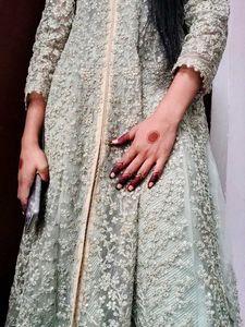 Elegant Embroidered Anarkali Gown😍