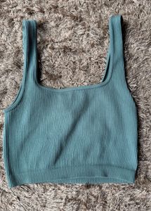 Ribbed Crop Tank Top