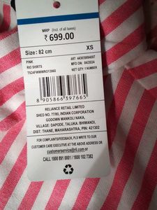 Pink Crop Top Shirt
