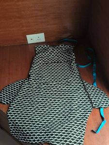 Globus Black and White Patterned Sleeveless Dress