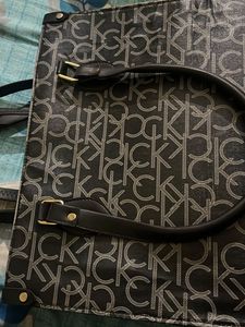 Calvin Klein Monogram Tote Bag