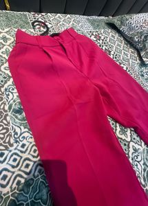 Stylish Pink Wide-Leg Trousers🧿