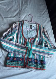 Boho Striped Jacket
