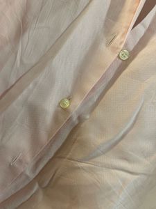 Light Pink Collared Button-Up Shirt