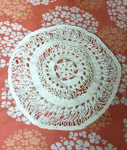 Handmade Round Crochet Lace Doily