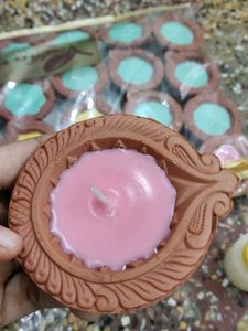 15 Decorative Clay diyas