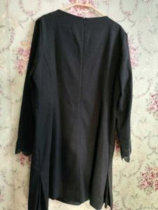 Chic Black A-Line Dress