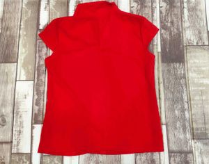 Chic Red Cap Sleeve Top