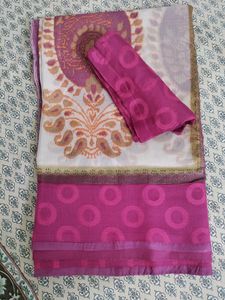 pure Kota check silk saree