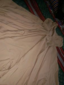 Elegant Beige Kurta Set with Embellished Dupatta