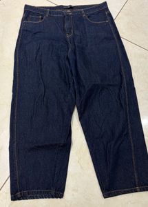 French Connection Baggy Dark Wash Denim Jeans
