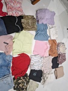 25 mix combo dresses, top,shorts,