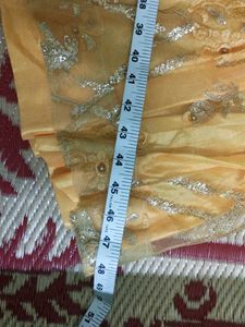 Beautiful Yellow Sequin Ethnic Skirt