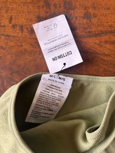 FLASH SALE@200 Khaki Crop top