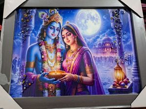 Krishna & Radha Framed Art