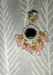 Beautiful Mirror Work Jhumka Earrings