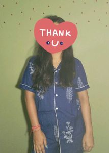 Floral Print Night Suit