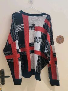 Patterned Knit Pullover