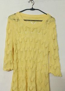 Yellow Knit top