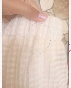 Tiered White Broderie Skirt