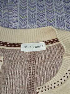 Studio White Cardigan