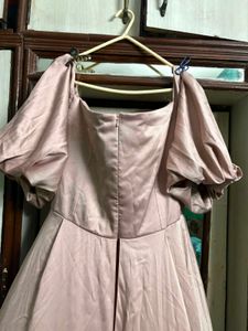 Elegant Off-Shoulder Satin from Dubai