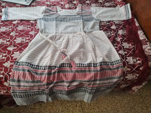 Handcrafted Katha (Kantha) Stitch Pure Cotton Dres