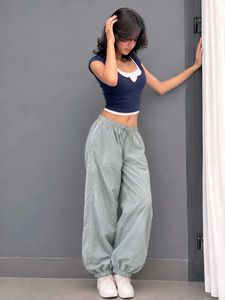 Pale Blue Casual Pants