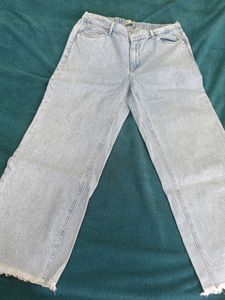 Light Wash Wide Leg Jeans