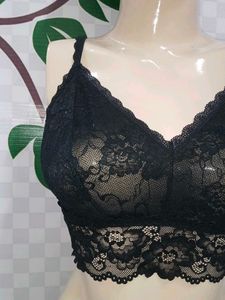 (1000)Black Lace Bralette