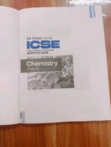 ICSE Chemistry Class 10.  24 Years Pyq