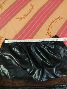 New Faux Leather Mini Skirt