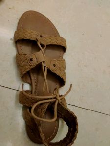 Woven Gladiator Sandals