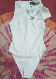 Zara cream bodysuit with tags