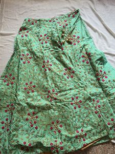 Green Lehenga Choli Set