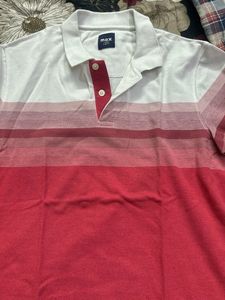 Men's Striped Polo T-Shirt